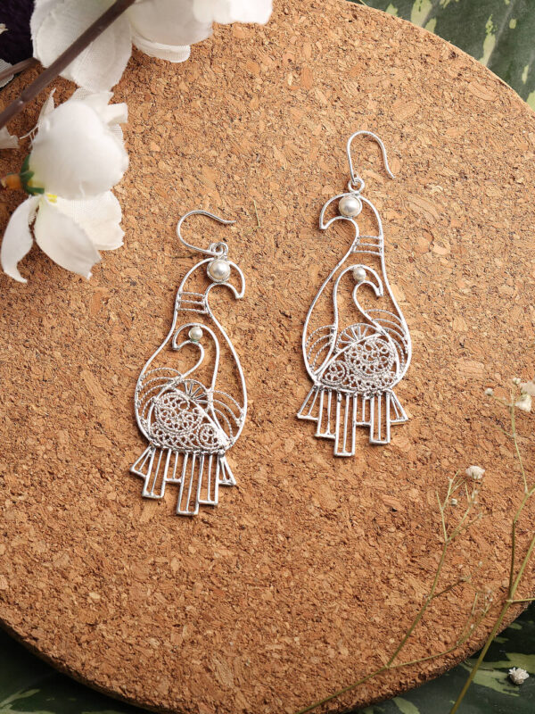 Peacock Earrings - Image 2