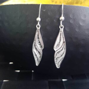 Petals Forever Silver Filigree earrings