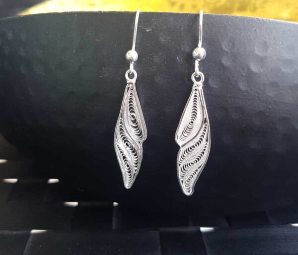 Petals Forever Silver Filigree earrings