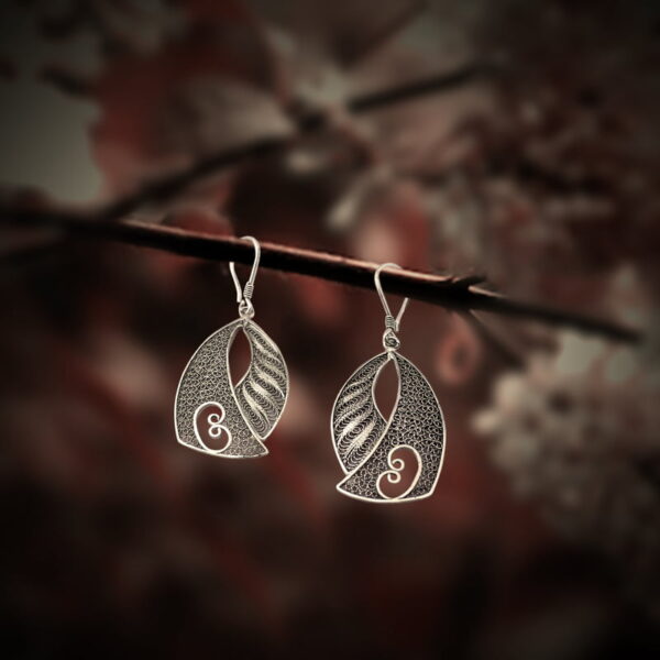 Ruchee Silver Earrings