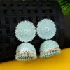 Ruhi Jhumka- Oxidised Silver Party Wear Jhumka Earrings for Women & Girls - Image 5