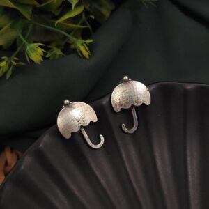 SIlver Replica Umbrella Earrings