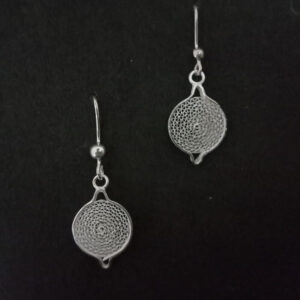 Silver Earrings Moon
