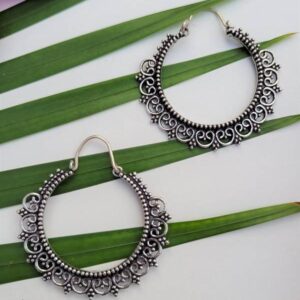 Silver Hoop Earrings