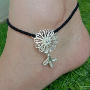 Silver Linings Daisy Silver Filigree Nazar battu