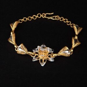 Silver Linings Dual Tone Dazzling Silver Filigree Bracelet