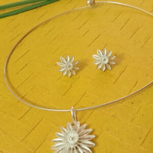 Silver Linings Gulshan Hasli Silver Filigree Necklace