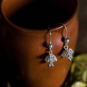 Silver Linings Mini Jhumki Silver Filigree Earrings
