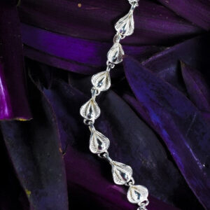 Silver Linings Pankhuri Silver Filigree Handmade Bracelet