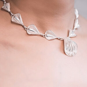 Silver Linings Pankhuri Silver Filigree Necklace