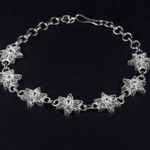 Silver Linings Sitara Silver Filigree Handmade Bracelet