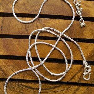 Silver Linings Snake Silver Filigree Belly Chain