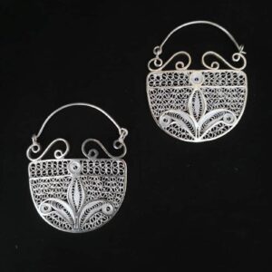 Silver Taral Hoops