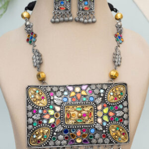 Trupti Oxidised Necklace set