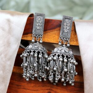 Unique & Trendy Banjara Jhumkas - Oxidised Silver Jewellery for Girls & Women