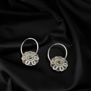 Yazmine Silver Earrings Bali